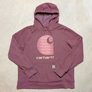Carhartt Women's Relaxed Fit Rain Defender Hoodie Sweatshirt Size Large (12-14)